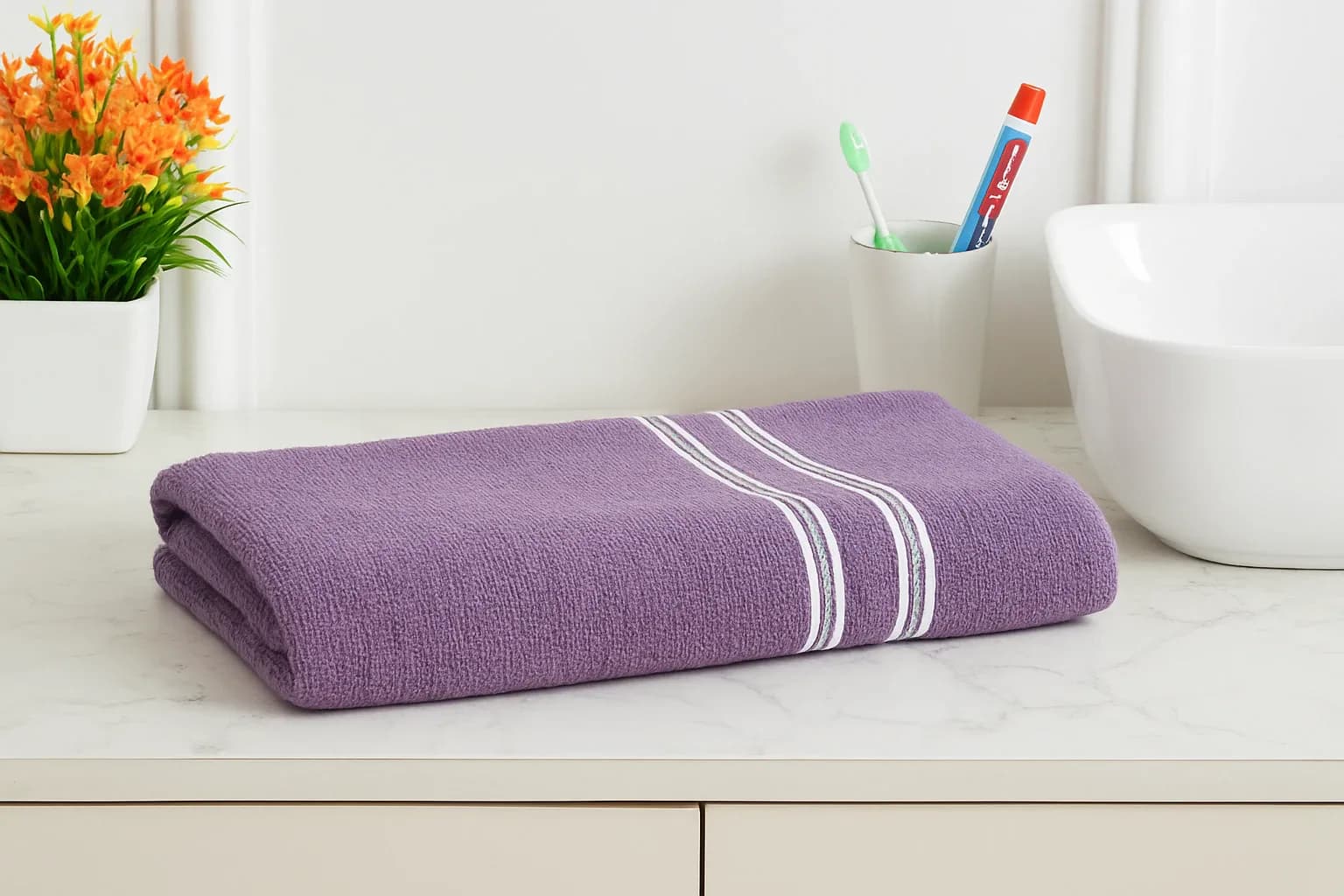 Plush Cotton Rich Bath Towel | 27x54 Inches