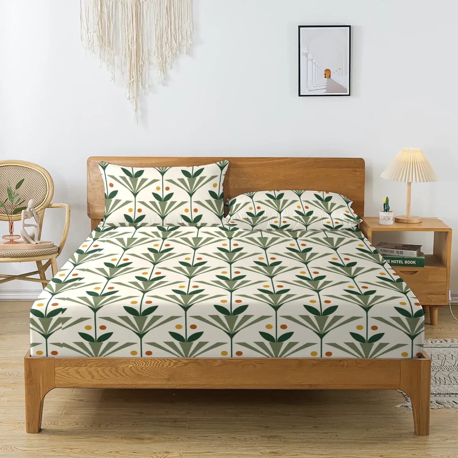 Coral Cloud Cotton Double 3 Pc Bedding Set