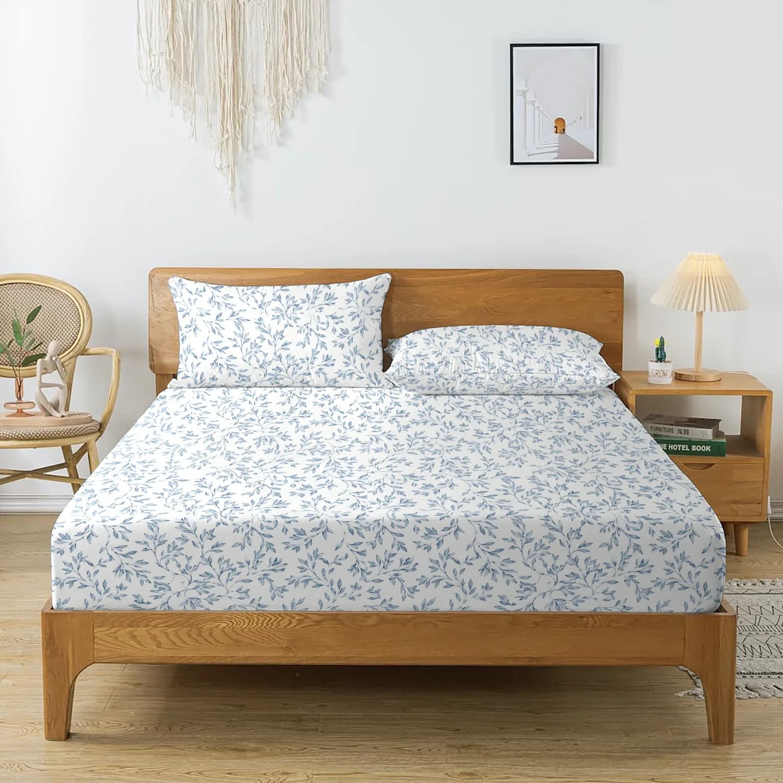 Coral Cloud Cotton Double 3Pc Bedding Set