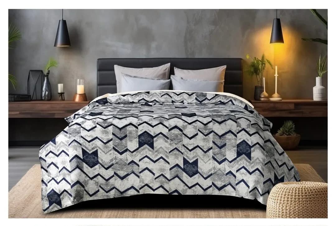 Urban Style Bedsheet with 2 Pillow Covers