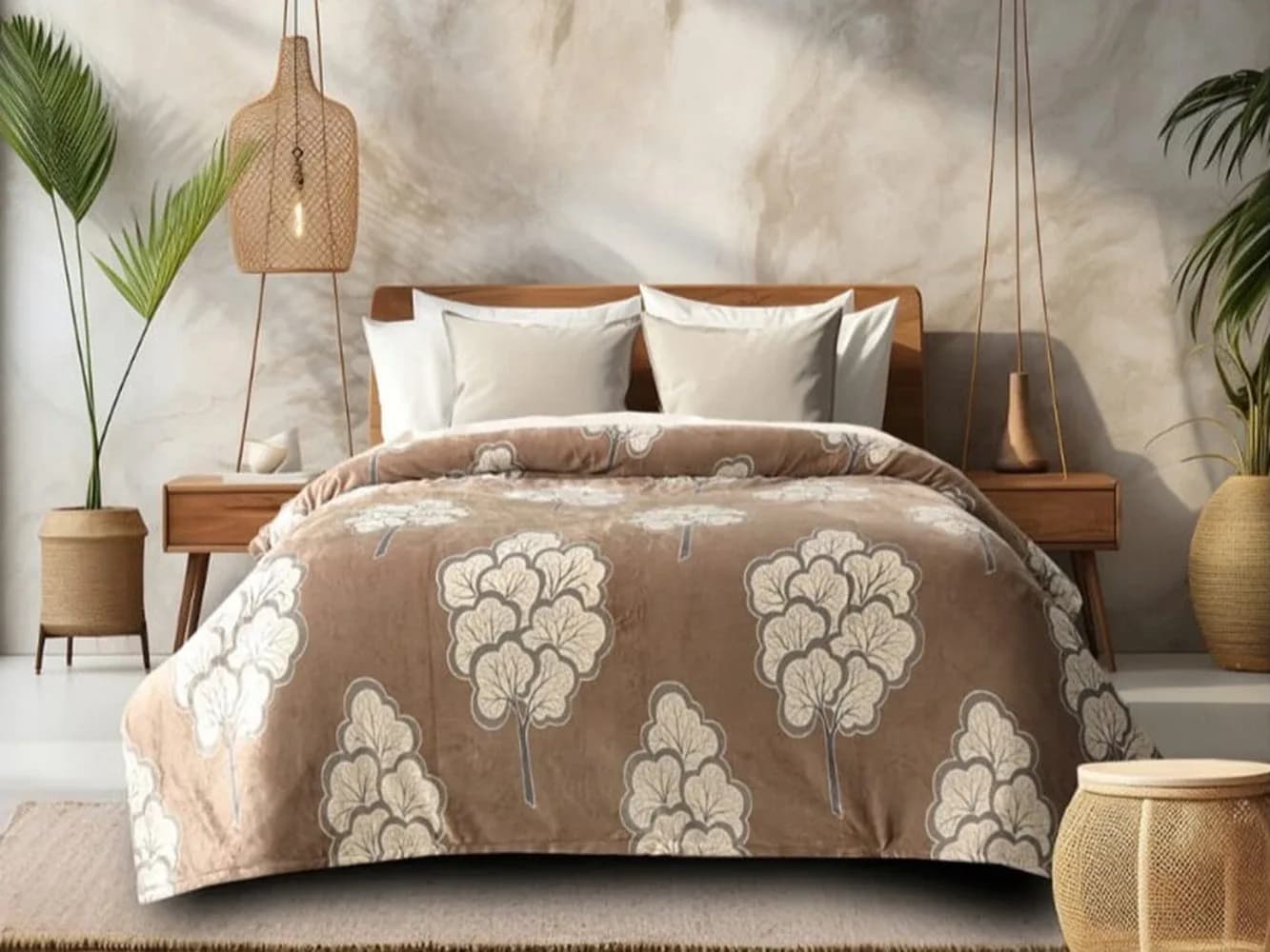 Faleno Collection Super-Warm Flannel Queen Bedding Set – Winter Bedding | 90x100 inches