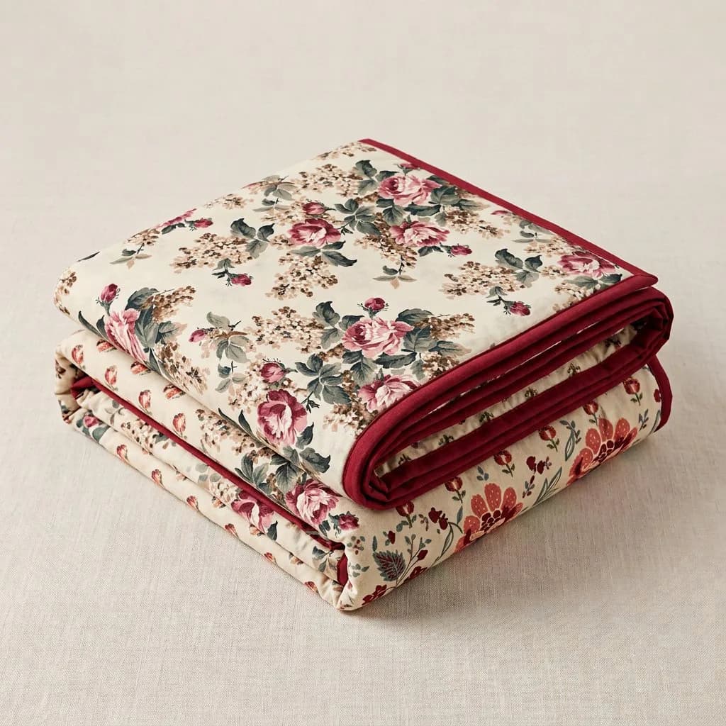 100% Pure Cotton Mulmul Double Bed Dohar