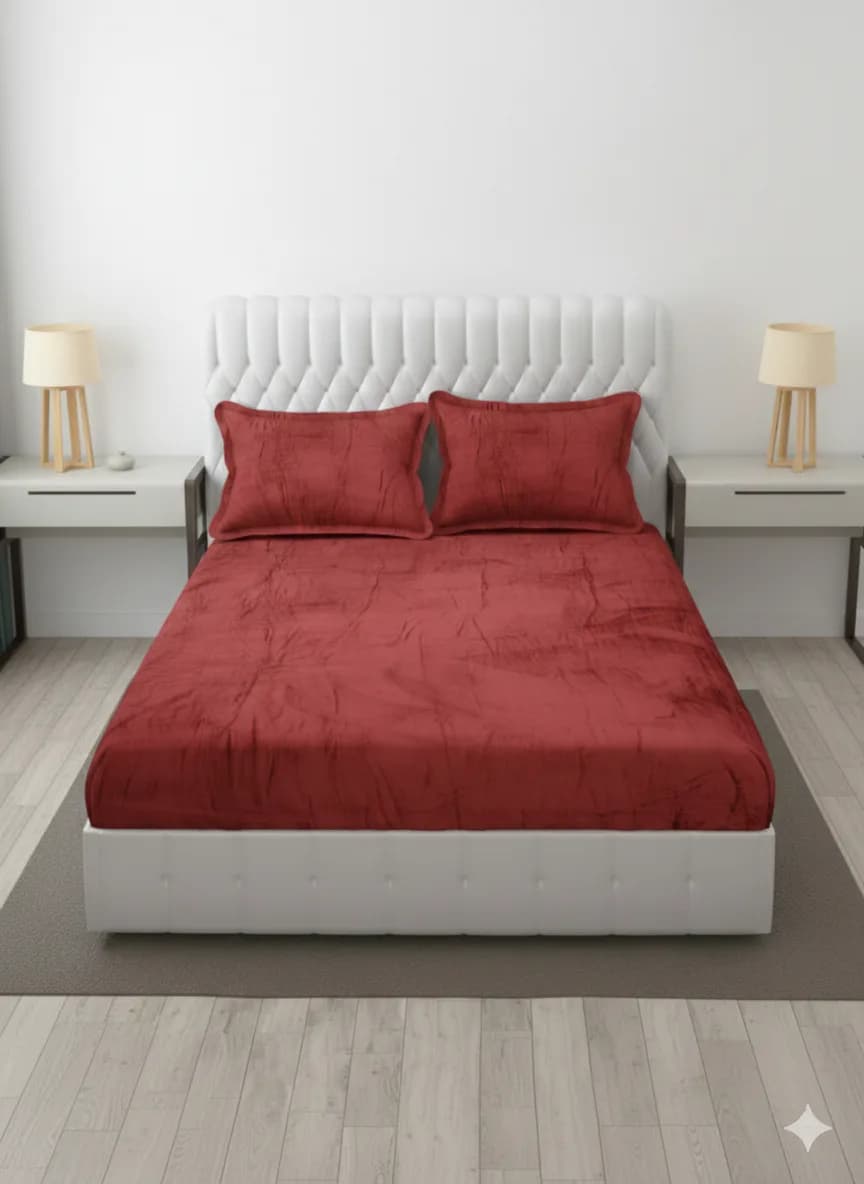 Faleno Collection Super-Warm Flannel Queen Bedding Set – Winter Bedding | 90x100 inches