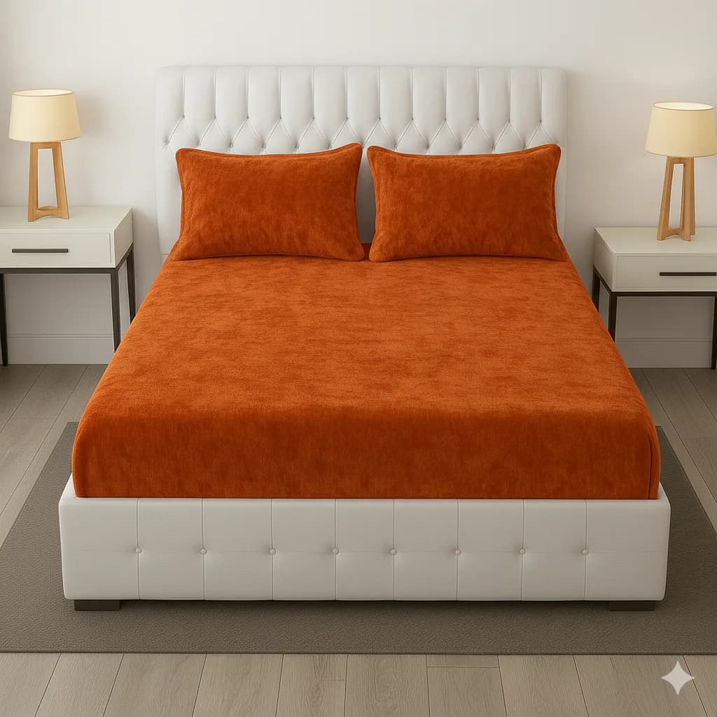 Faleno Collection Super-Warm Flannel Queen Bedding Set – Winter Bedding | 90x100 inches
