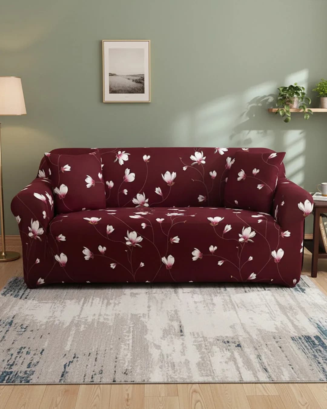 Elastic Fitted 3 Seater Sofa Cover