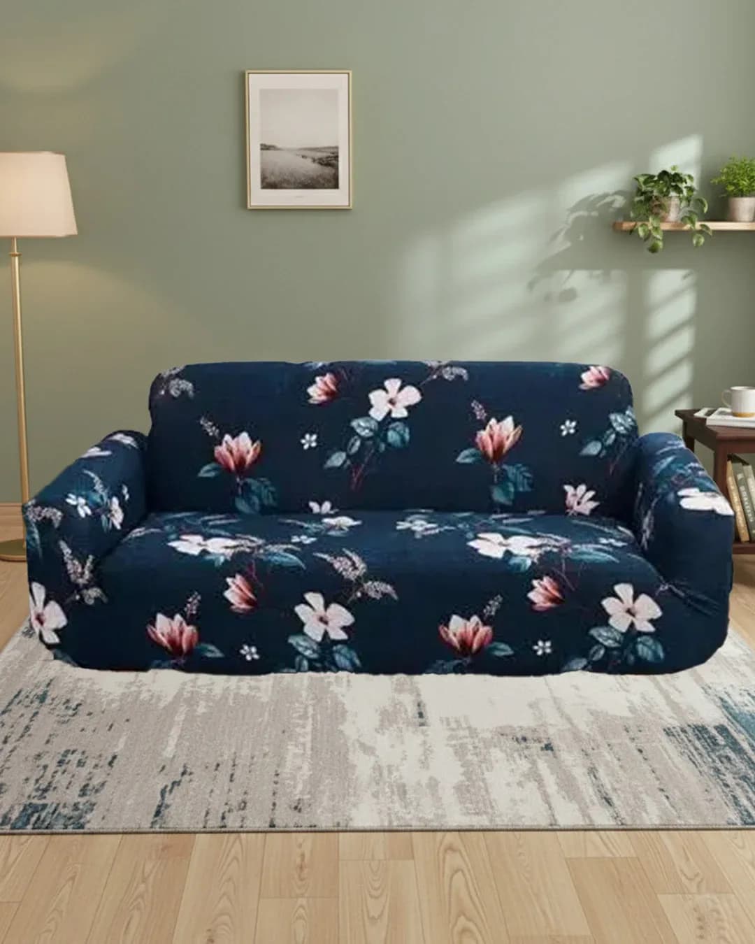 Elastic Fitted 3 Seater Sofa Cover