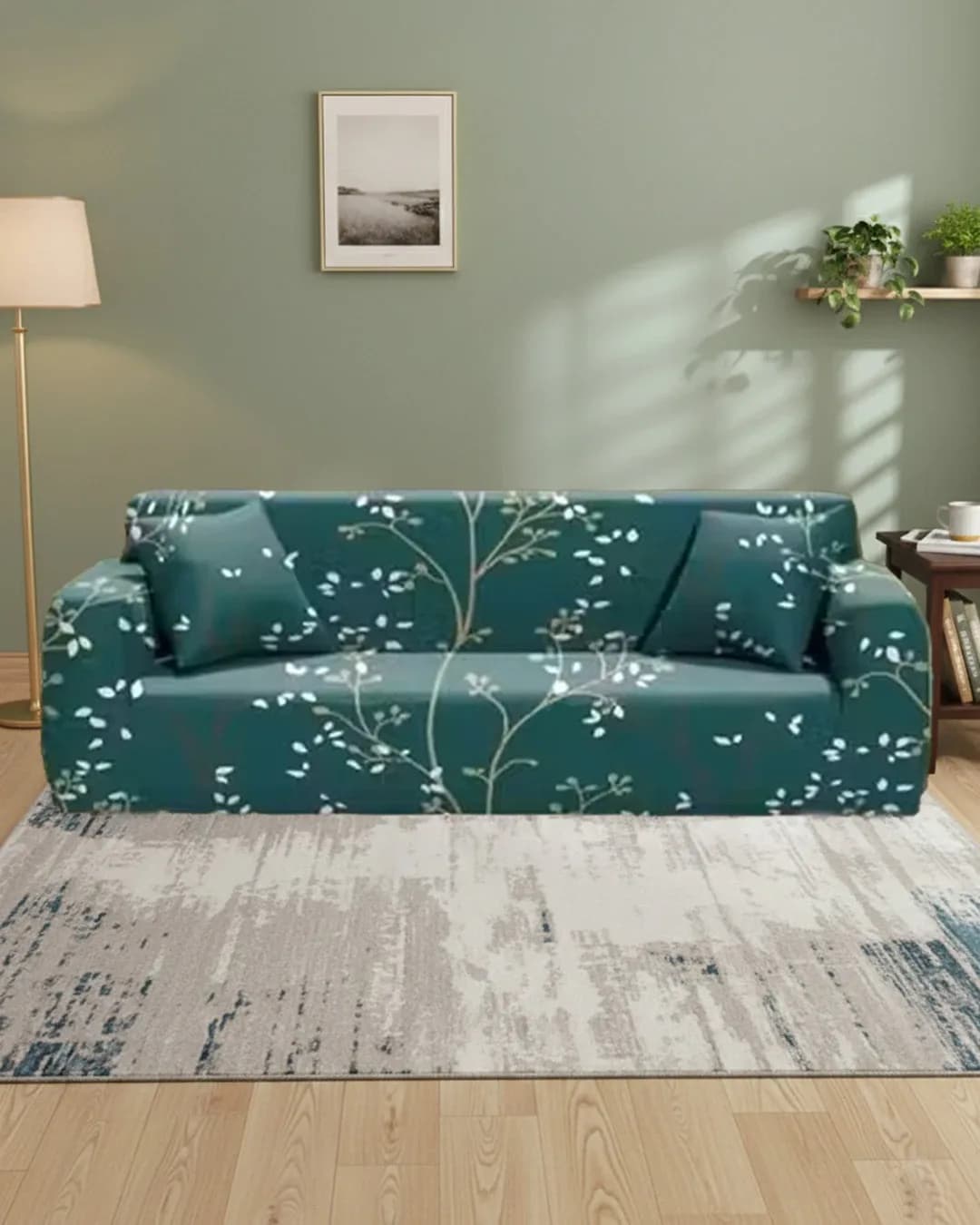 Elastic Fitted 3 Seater Sofa Cover