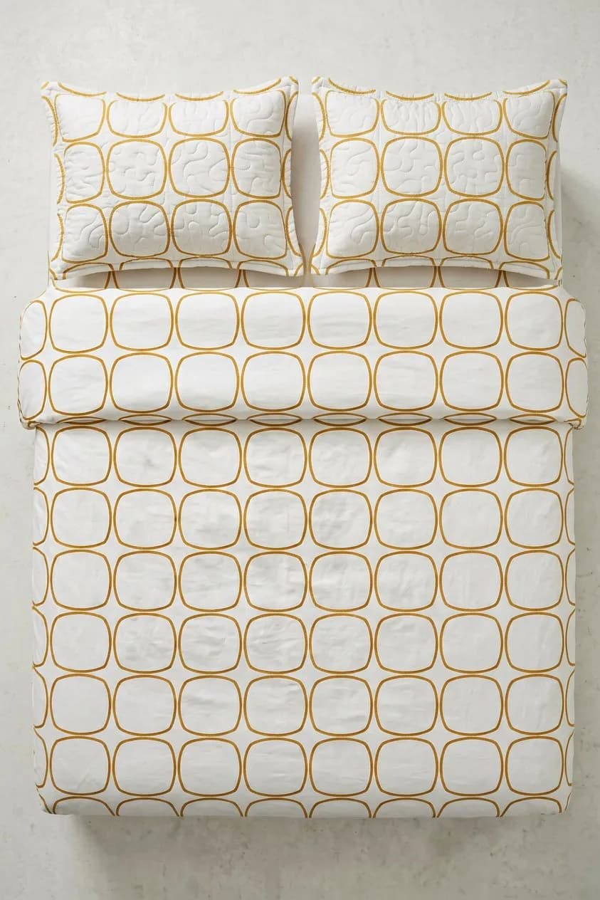 Flair Cloud Cotton 3Pc Hand Quilting Double Bedding Set